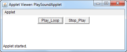 applet play sound p9